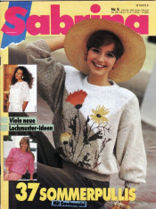 REVISTA DE TRICOTAJE CU TIPARE SABRINA NR. 5/1990 foto