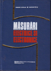 E.Nicolau/M.Belis-Masurari electrice si electronice foto