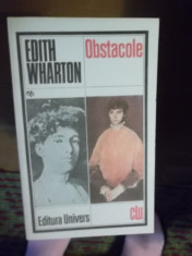 OBSTACOLE -EDITH WHARTON foto