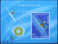 LOT TIMBRE ROMANIA - COMETA HALLEY - E0810 V foto