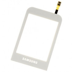 Geam digitizer touch screen Touchscreen Samsung C3300K Champ alb - Produs Original NOU + Garantie - Bucuresti foto