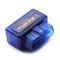 Mini ELM327 Albastru. OBD2 Interfata diagnoza multimarca. Cip PIC18F2080 Microchip. Bluetooth HC-05. Compatibila Android Torque. Can Bus