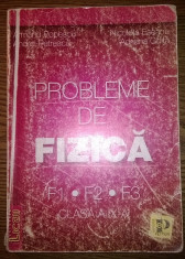 Carte - Armand Popescu, Andrei Popescu, Nicoleta Eseanu, Adriana Ghita - Probleme de fizica - F1, F2, F3 - Clasa a IX-a foto