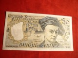 Bancnota 50 Fr.1984 ,serie W38 Franta ,cal.NC , cota 65 $