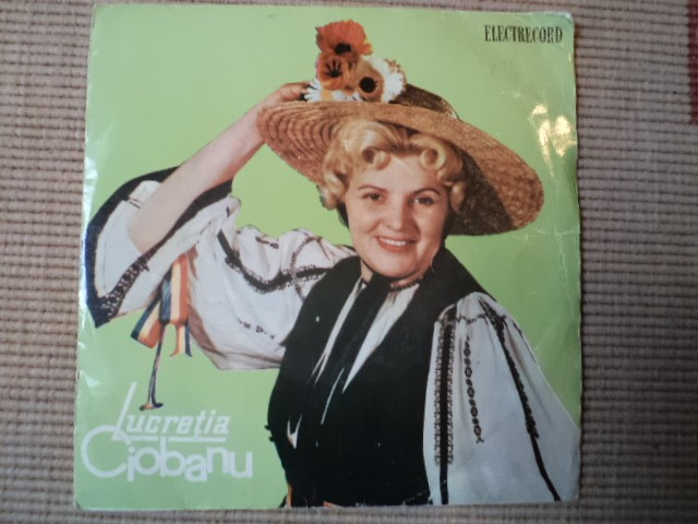lucretia ciobanu pe la noi pe la saliste vinyl 7&quot; single muzica populara EPC 305