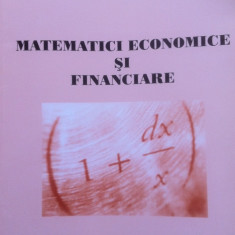 MATEMATICI ECONOMICE SI FINANCIARE - Antoneta Jeflea