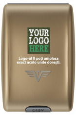 Portofel personalizat bronz Tru Virtu Oyster foto