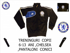 TRENINGURI CHELSEA -COPII 7-13 ANI, PANTALONI CONICI ,LIVRARE GRATUITA foto