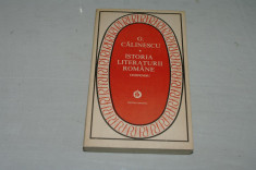 G. Calinescu - Istoria literaturii romane - Compendiu - Editura Minerva - 1983 foto