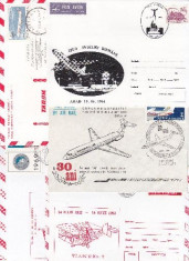 LOT 5 FDC-uri + plicuri aniversare necirculate-aviatie 2 foto