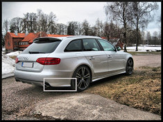 Set prelungiri bara spate S-line Audi A4 B8 Avant Sline foto