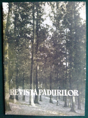 Revista Padurilor Nr. 9 / 1963 foto