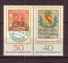 GERMANIA G980-1 Ziua marcii postale germane 1978 foto