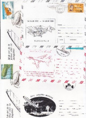 LOT 5 FDC-uri + plicuri aniversare necirculate-aviatie 3 foto