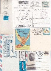 LOT 5 FDC-uri + plicuri aniversare necirculate-aviatie-1 foto