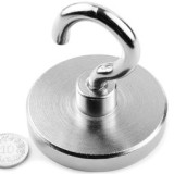 magnet puternic  Neodim oala forta prindere  110 KG la contact   63 mm  Puternic