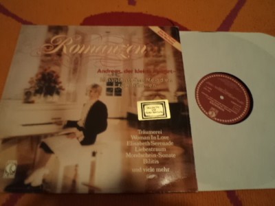 Andreas der kleine Mozart Romanzen disc vinyl lp muzica usoara clasica romantica foto