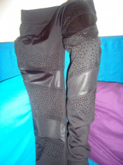 Pantaloni colanti Rhinestones Leggings (colanti cu strasuri) foto