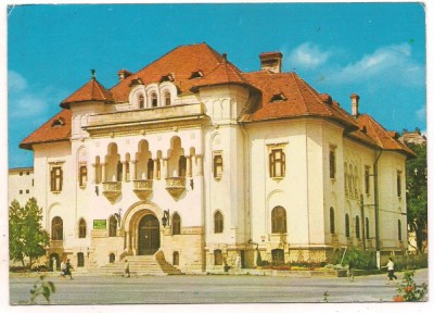 carte postala(marca fixa)-CIMPULUNG MUSCEL-Muzeul de arta foto