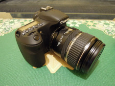 DSLR Canon 60D + obiectiv Canon 17-85 mm IS USM + obiectiv Canon 70-300 mm IS USM , stare foarte buna , ca NOU !! foto