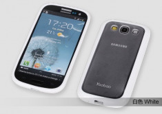 Husa Samsung Galaxy S3 i9300 TPU + Folie by Yoobao Originala White foto