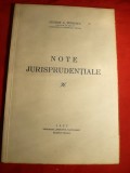 G.A.Petrescu -Note Jurisprudentiale - Ed. 1937 Rm.Valcea, Alta editura