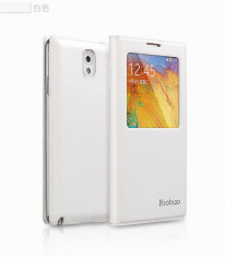 Husa Samsung Galaxy Note 3 N9000 S-VIEW by Yoobao Originala White foto