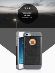 Husa TPU + Folie Fata Apple iPhone 5 5S by Yoobao Originala Black foto