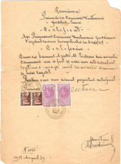 CERTIFICAT 1937 foto