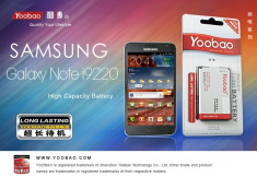 Baterie 2500mAh Samsung Galaxy Note N7000 i9220 by Yoobao Originala foto