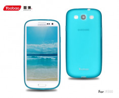 Husa TPU 2 in 1 + Folie Protectie Samsung Galaxy S3 i9300 by Yoobao Originala Blue foto