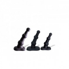 KIT ANAL BLACK WRIGGLE PLUGS foto