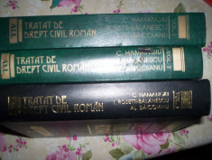 Tratat de drept civil roman (3 vol- Hamangiu,I.Rosetti Balanescu,Al. Baicoianu foto