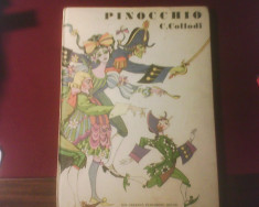 C. Collodi Pinocchio, carte in limba engleza, ilustrata de Val Munteanu foto