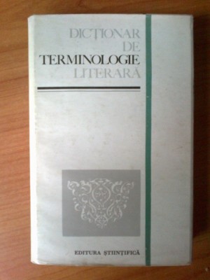 t DICTIONAR DE TERMINOLOGIE LITERARA foto
