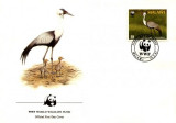 WWF FDC set complet / 4x FDC/ 1987 Malawi - pasare