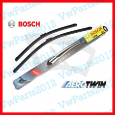 SET Stergatoare Parbriz Bosch Aerotwin Pentru Audi A3 VW Golf 5 V Jetta III Skoda Octavia 2 II BMW X5 E70 foto