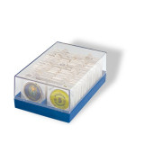 PVC cutie pentru monede avec cartonase / max. volum - 100 buc./