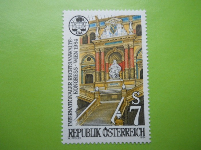 HOPCT AUSTRIA CONGRESUL INTERNATIONAL AL AVOCATILOR 1984 MNH 94