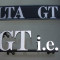 emblema,sigla spate lancia delta GT ie