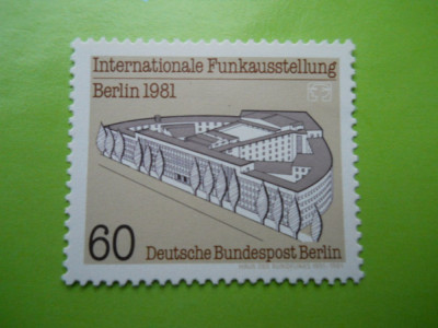 HOPCT BERLIN GERMANIA SALONUL INTERNATIONAL DE RADIO 1981 - 1 VAL MNH 393 C foto