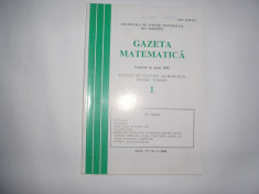 GAZETA MATEMATICA 3/2000 RF1/1 foto