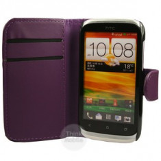 Promotie husa portofel HTC DESIRE X +transport gratuit Posta Romana! foto