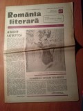 ziarul romania literara 23 noiembrie 1978-articolul &quot; mandrie patriotica&quot;