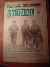 ziarul fotbal 2 mai 1973 (meciul de fotbal albania -romania si etapa a 22-a a diviziei nationale de fotbal ) foto