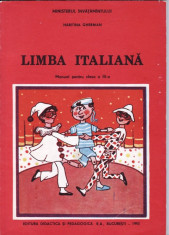 LIMBA ITALIANA - MANUAL PT CLASA A III A de HARITINA GHERMAN ED. DIDACTICA, 1993 foto