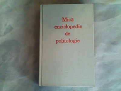 Mica enciclopedie de politologie-Ovidiu Transea foto