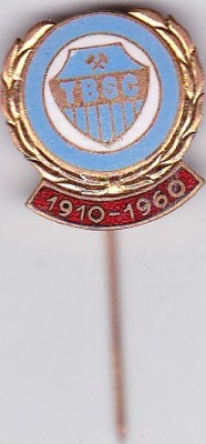 Insigna fotbal aniversara 50 de ani (1910-1960) - FC Tatab&amp;aacute;nya (Ungaria) foto