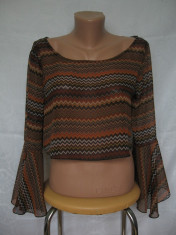 Bluza scurta print Missoni Mar M/ L foto