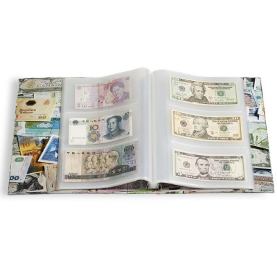Vario Album avec 100 foi transparent pentru 300 banknote foto